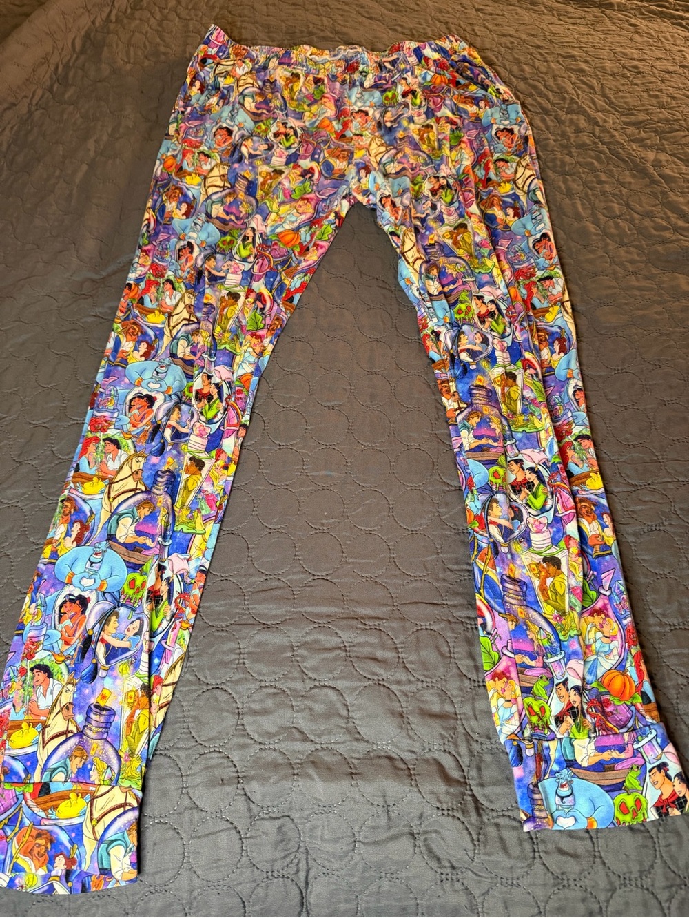 Disney Princess Print Lounge Pants Aladdin Jasmine Size Large